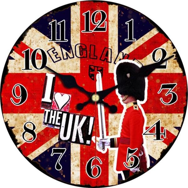 reloj de pared bandera inglesa reloj de pared bandera inglesa