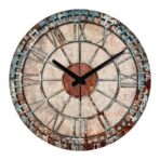 reloj de pared efecto oxido