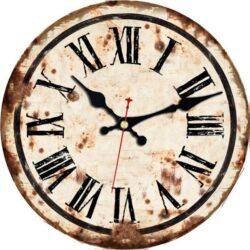reloj de pared efecto oxido 1