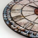 reloj de pared efecto oxido