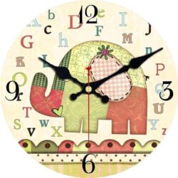 reloj de pared elefante
