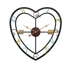reloj de pared en forma de corazon