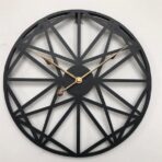 reloj de pared de metal vintage