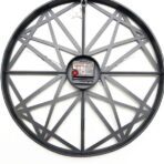 reloj de pared de metal vintage