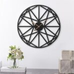 reloj de pared de metal vintage