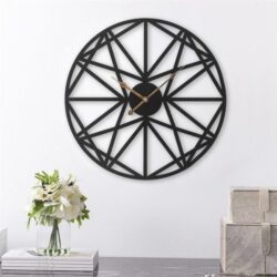 reloj de pared de metal vintage