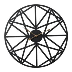 reloj de pared de metal vintage