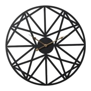 reloj de pared de metal vintage