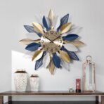 reloj de pared hoja
