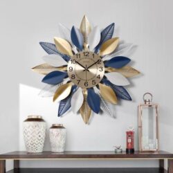 reloj de pared hoja