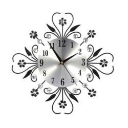 reloj de pared de flores