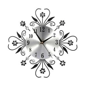 reloj de pared de flores