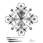 reloj de pared de flores