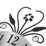 reloj de pared de flores