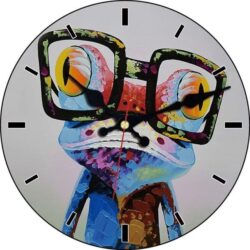 reloj de pared rana
