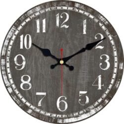 reloj de pared gris