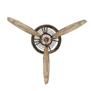 reloj de pared avion de helice