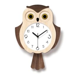 reloj de pared buho