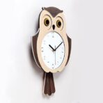 reloj de pared buho