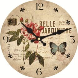 reloj de pared de jardin