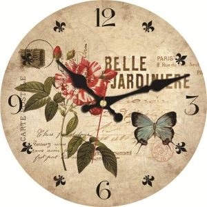 reloj de pared de jardin