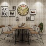 reloj de pared mapa mundial