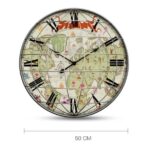 reloj de pared mapa mundial