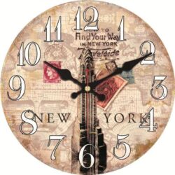 reloj de pared nueva york