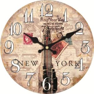 reloj de pared nueva york