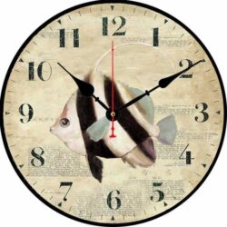 reloj de pared pez