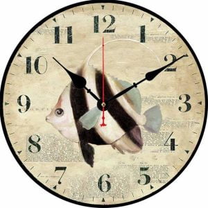 reloj de pared pez