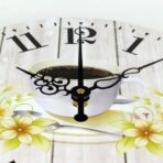 reloj de pared taza de cafe