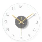 reloj de pared diseno de vidrio