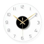 reloj de pared diseno de vidrio