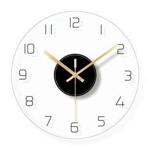 reloj de pared diseno de vidrio