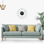 reloj de pared diseno de vidrio