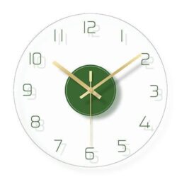 reloj de pared diseno de vidrio