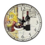 reloj de pared de vino