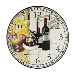 reloj de pared de vino