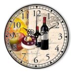 reloj de pared de vino