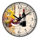 reloj de pared de vino