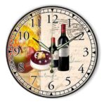 reloj de pared de vino