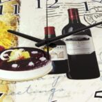 reloj de pared de vino