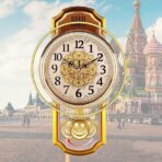 reloj de pared vintage con pendulo