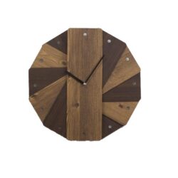 reloj de pared de madera vintage