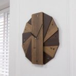 reloj de pared de madera vintage