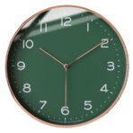 reloj de pared verde vintage