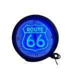 reloj de neon ruta 66
