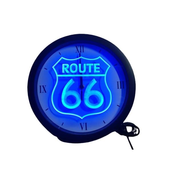 reloj de neon ruta 66 reloj de neon ruta 66