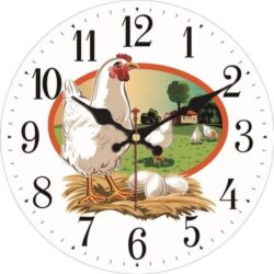 reloj de gallina
